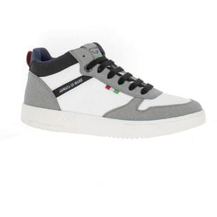 Armata di Mare Scarpe Uomo Sneakers Alte Stringate con Soletta Rimovibile in Memory Foam AMU W23D429 Grey