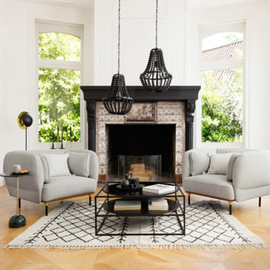 Suspension "Goya" noire H53 cm
