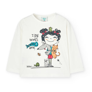 Camiseta punto de bebé niña -BCI