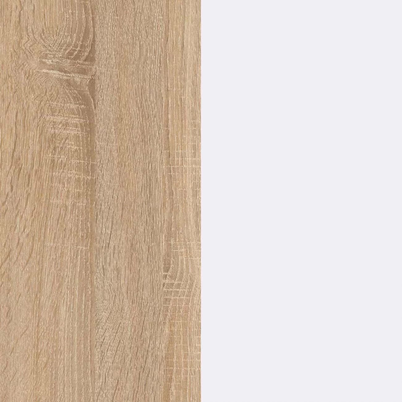 Cabecero con mesitas Akari Blanco Artik (Blanco Mate) - Roble Canadian