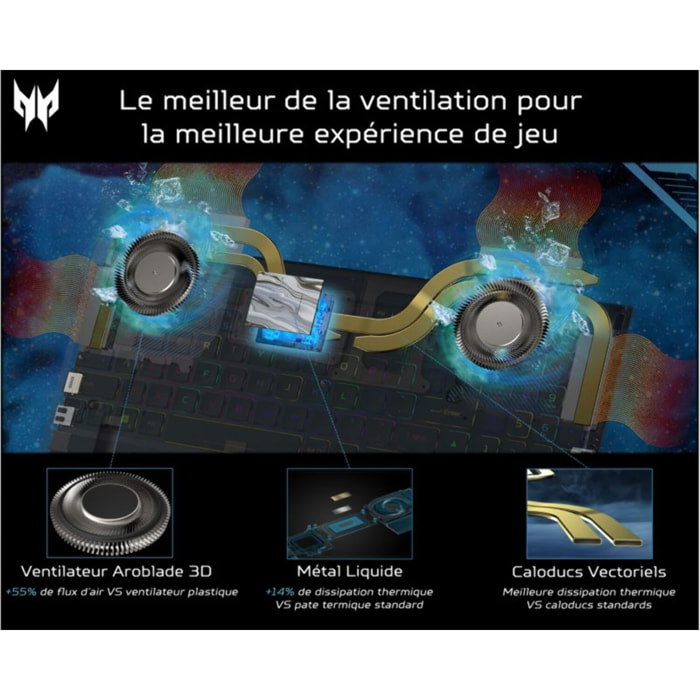 PC Gamer ACER Predator Helios Neo 18 PHN18-72-98QQ
