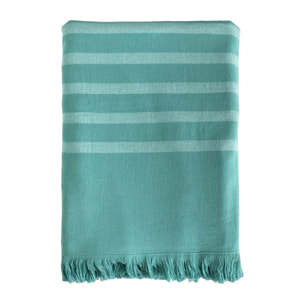 Fouta doublée éponge Alanya Lagoon Lake 90x160 400g/m²