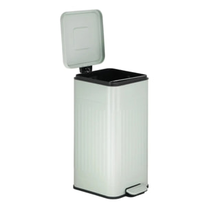 Poubelle Nova avec Pedale 30L Vert Celadon 35x27x58 cm