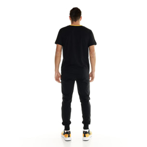 T-shirt Leone uomo color block con maniche corte Active
