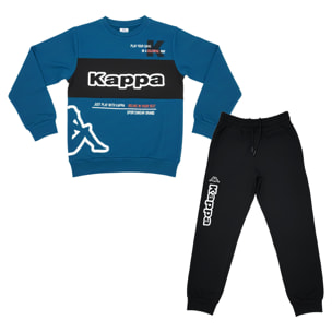 Tuta Ragazzo KAPPA 8 - 16 Anni Cotone Felpato