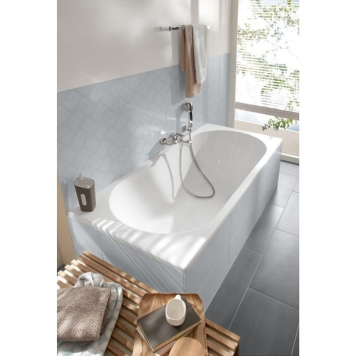 Baignoire droite VILLEROY ET BOCH O Novo acrylique