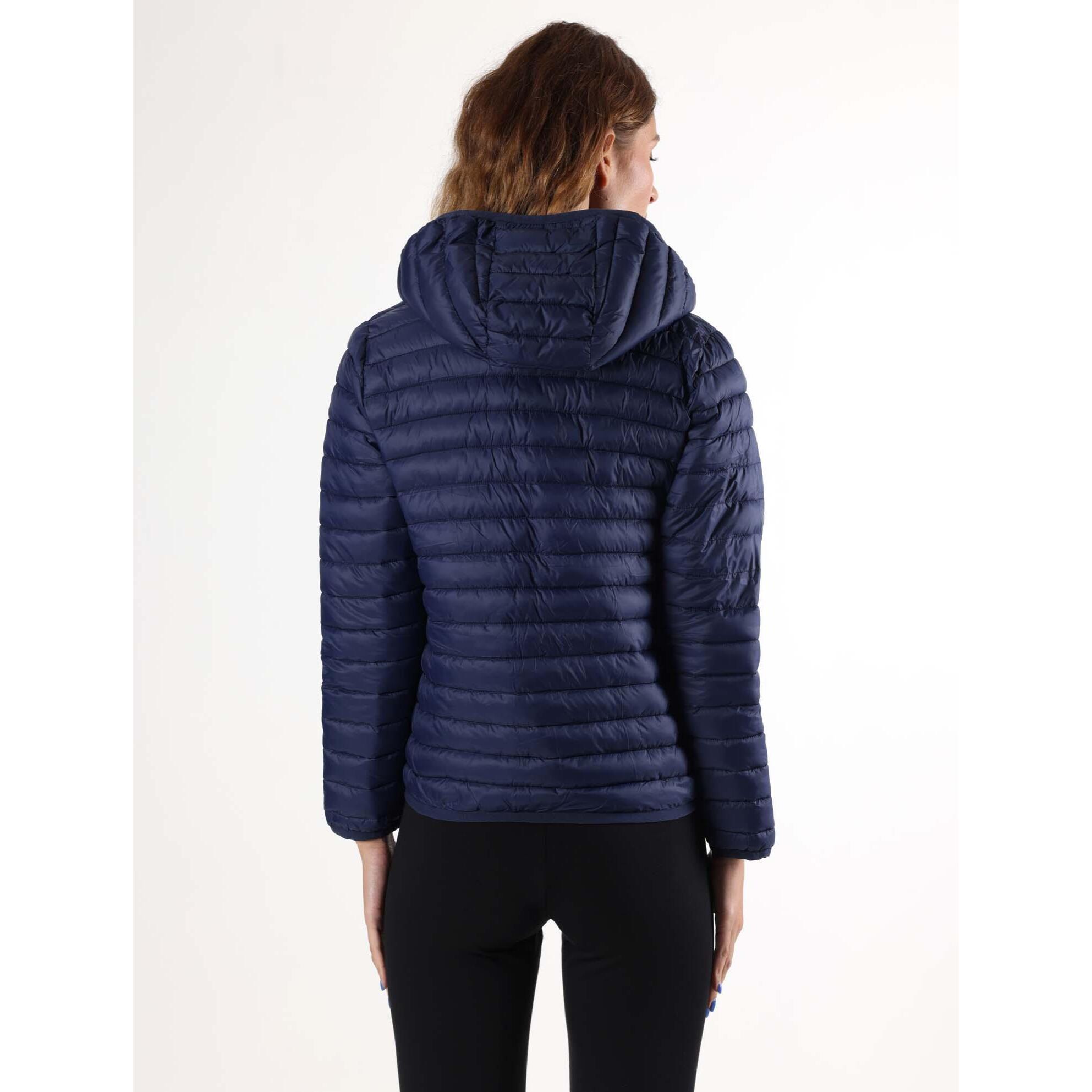 Chaqueta básica de primavera para mujer Leone con capucha y cremallera.