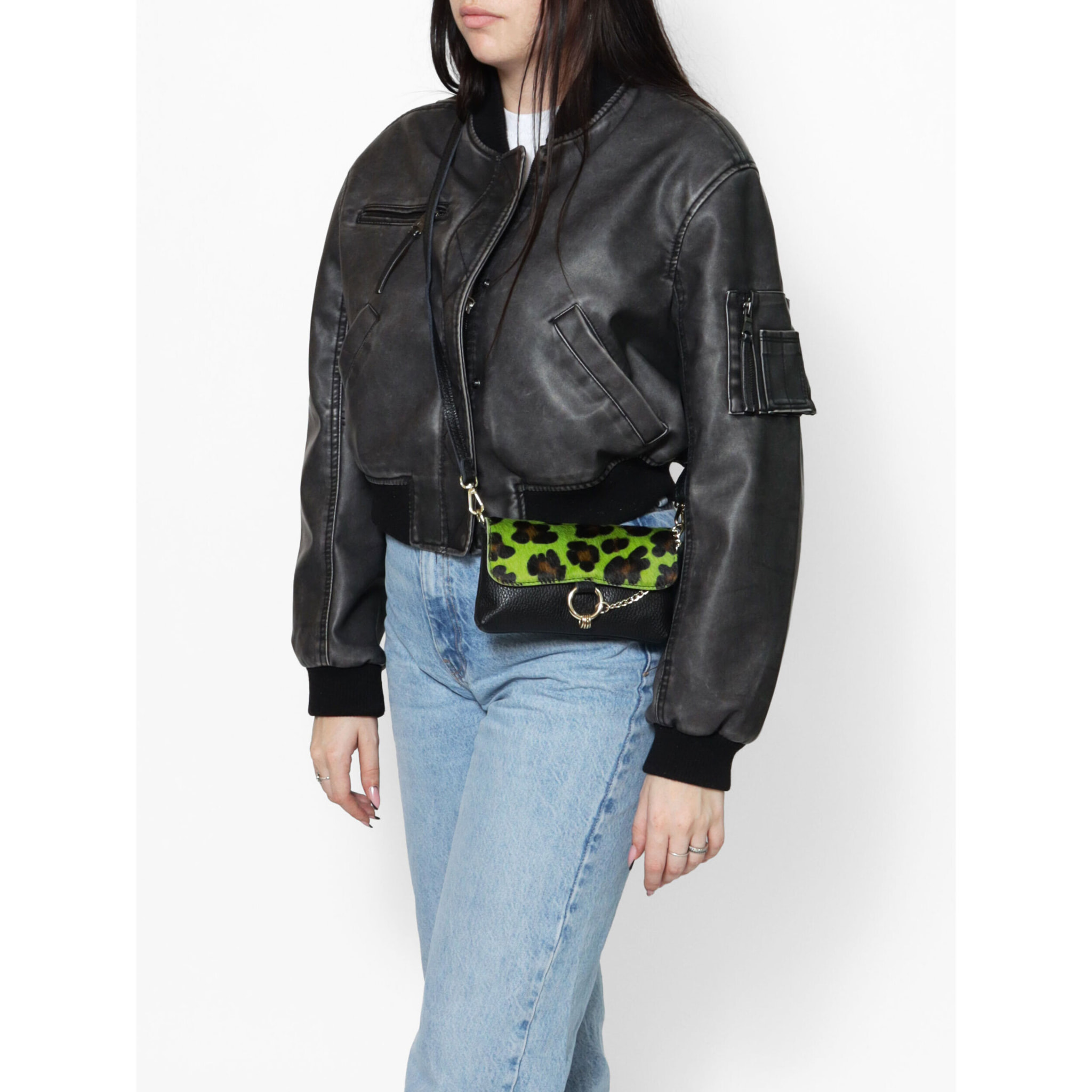 Pochette da Donna Alda in Vera Pelle Made in Italy 10x18x5 cm