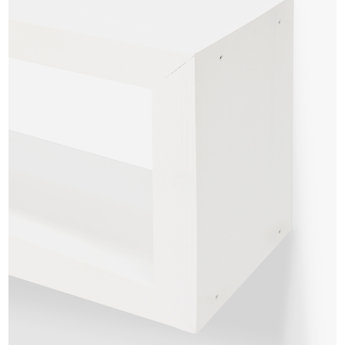 Mueble de TV de madera maciza en tono blanco de varias medidas