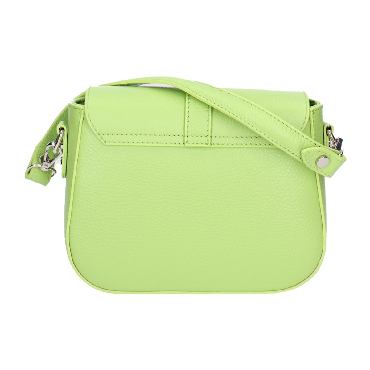 Borsa a tracolla da donna - Modello False - Vera pelle - 21.5 x 22.0 x 6.5 cm
