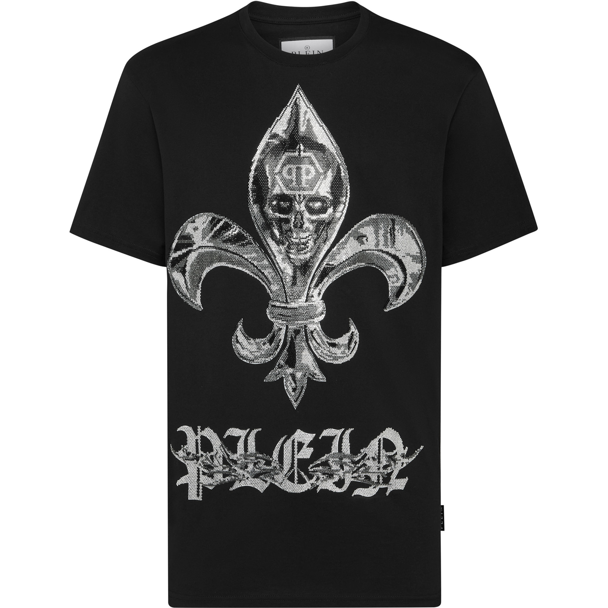 PHILIPP PLEIN T-Shirt Round Neck Ss CHROME