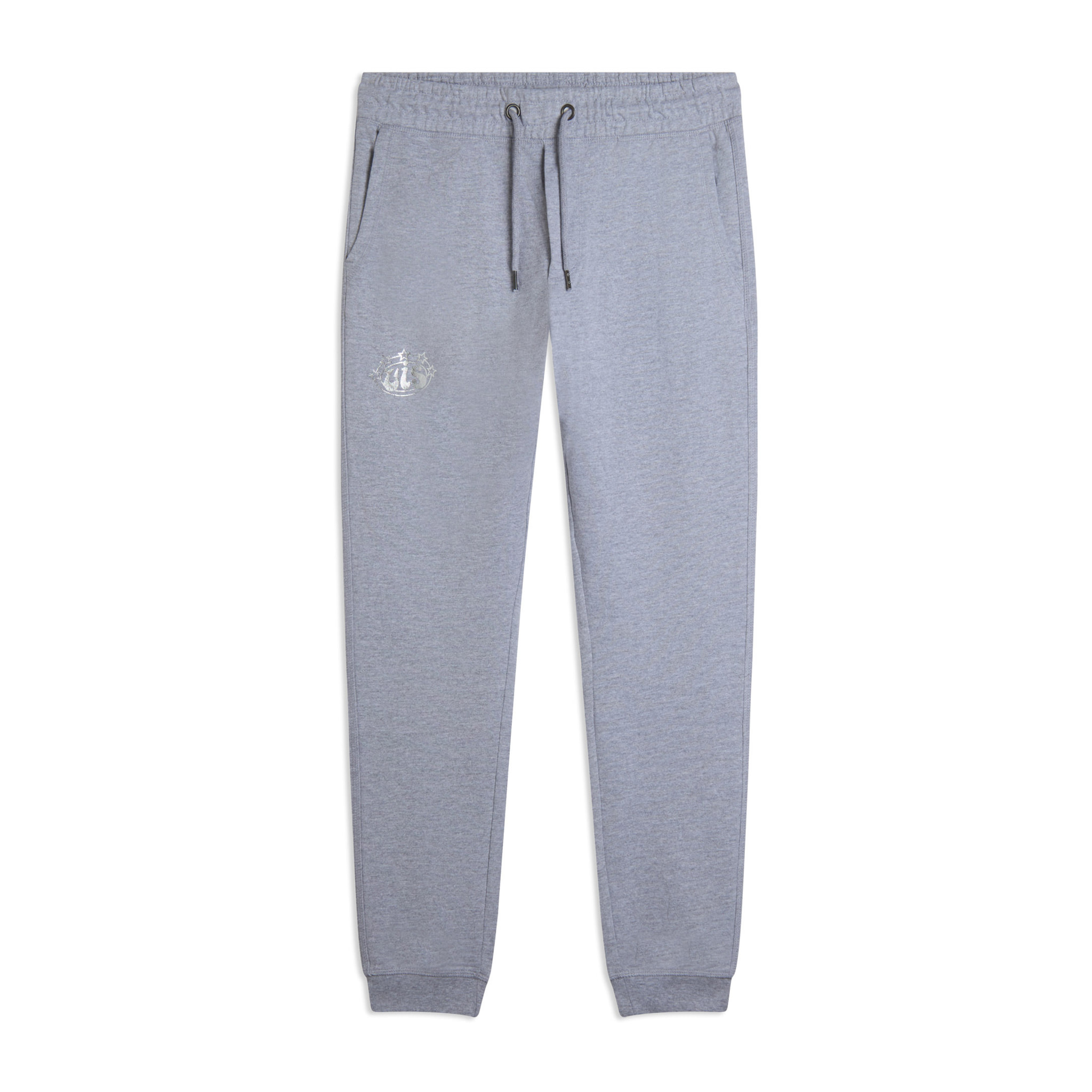 Pantaloni Sportivi Uomo Regular con Logo Argento VIS