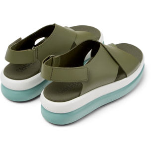 Sandali - CAMPER Pelotas Flota Up - Verde - Pelle liscia