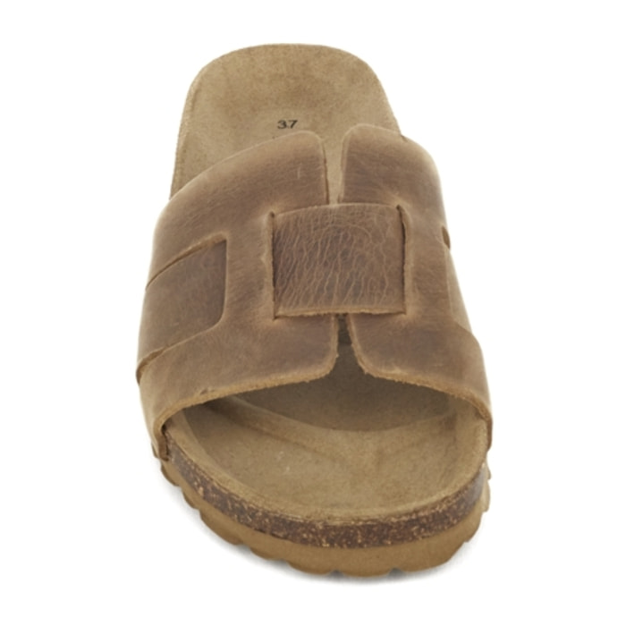 SANDALIA RONDA BABUNKERS MARRON