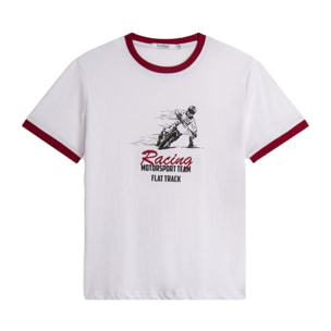 T-SHIRT BIANCO CONBIPEL