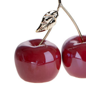 Coppia ciliegie - Pezzi 2 - 21xH18,2x10,3cm - Bianchi Dino SpA