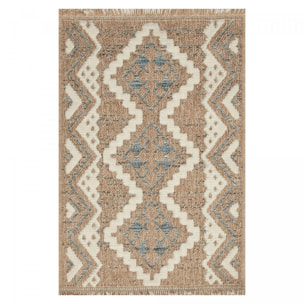 Tapis extérieur tissé kilim rectangle BUTA