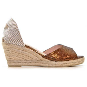 SANDALIAS ANA BELEN SERRAJE BOREAL BRONCE CUERDAS