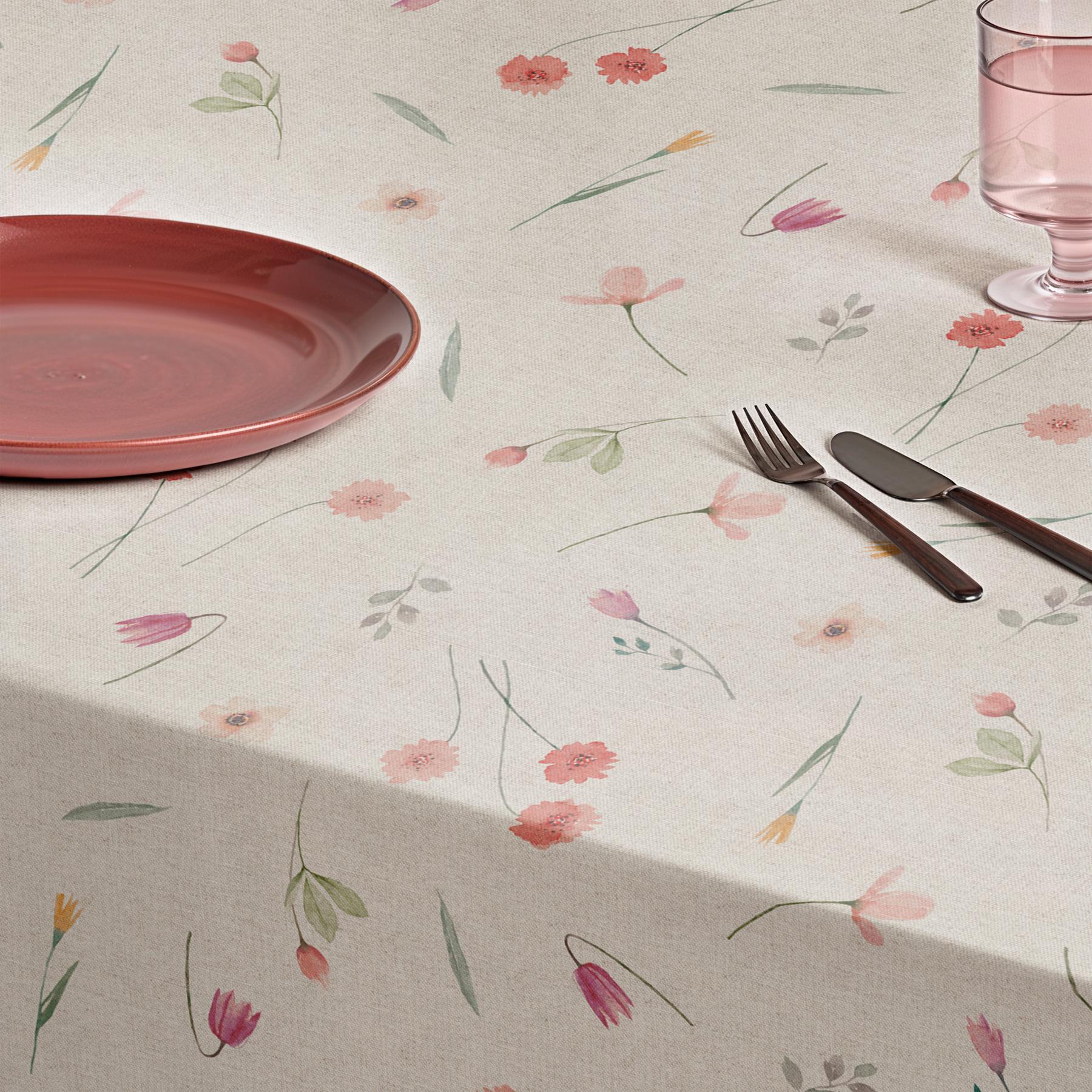 Nappe anti-taches AUREA MULTICOLORE - en 100 % coton