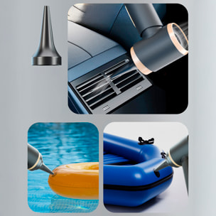 Aspirapolvere e soffiatore a mano 5 in 1, con 5.000 pa, batteria da 2000mAh.