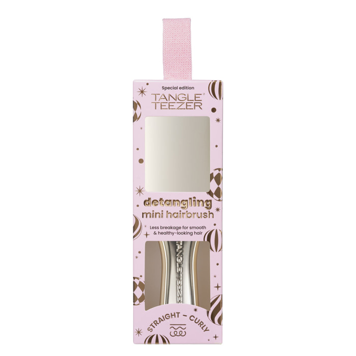 Ultimate Detangler Mini - Brosse à Cheveux Démêlante Chrome Champagne Gold