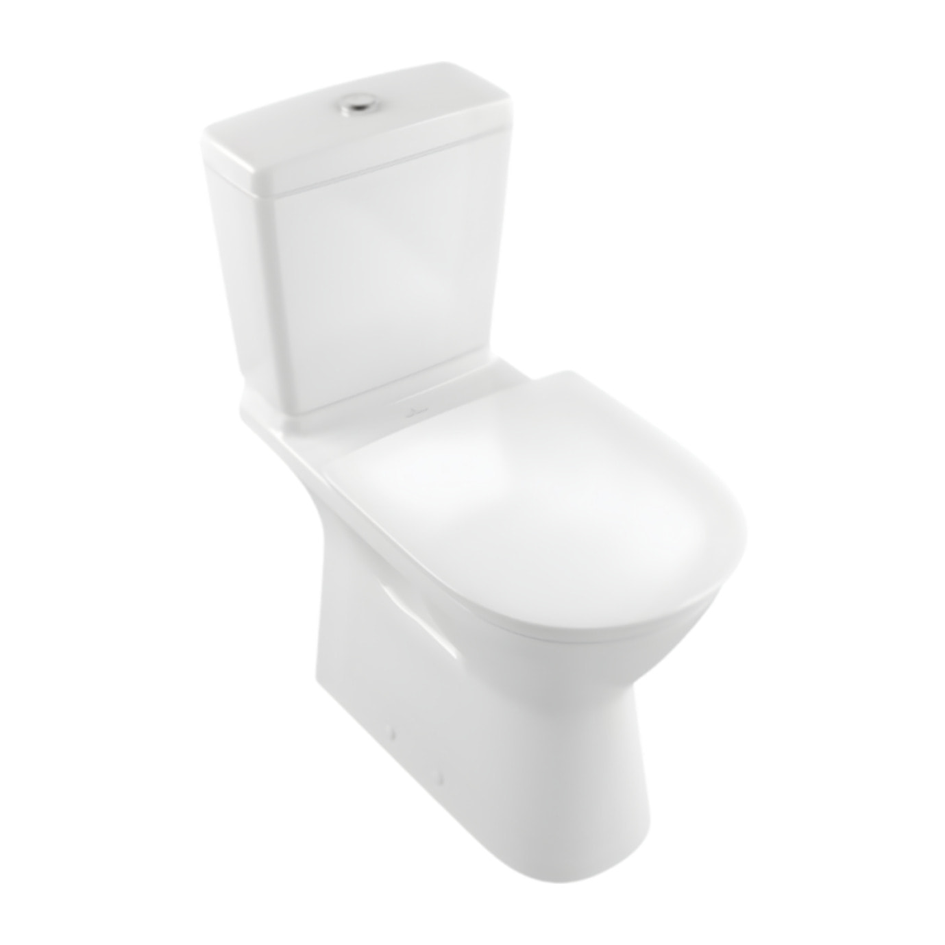 WC à poser sans bride sortie horizontale avec abattant frein de chute VILLEROY & BOCH O.novo Directflush