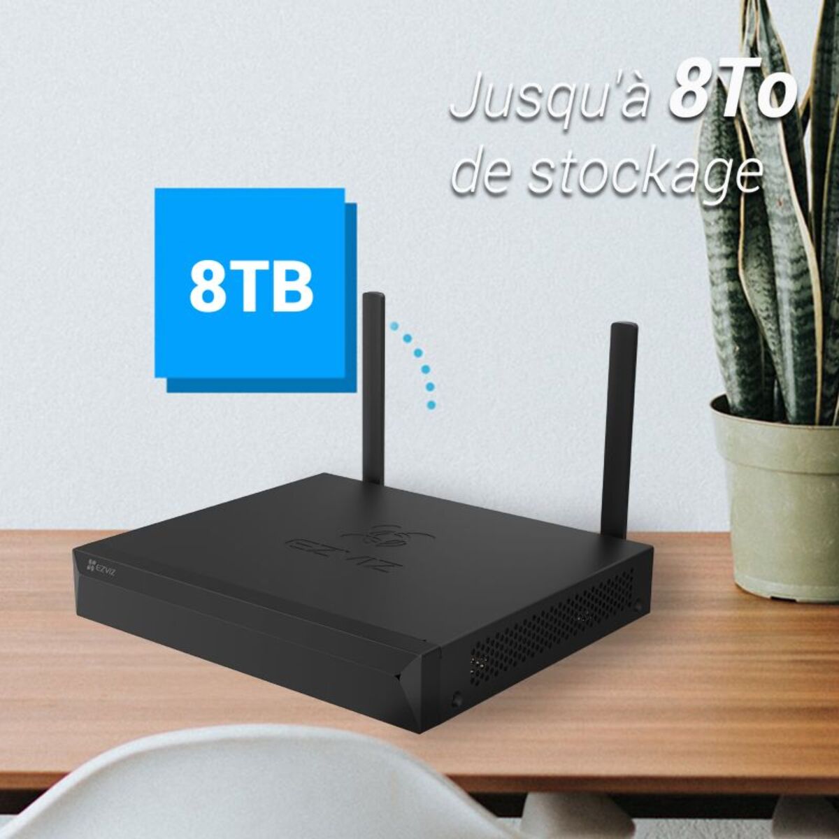 Pack sécurité EZVIZ Wifi NVR X5S 4 à 8 caméras