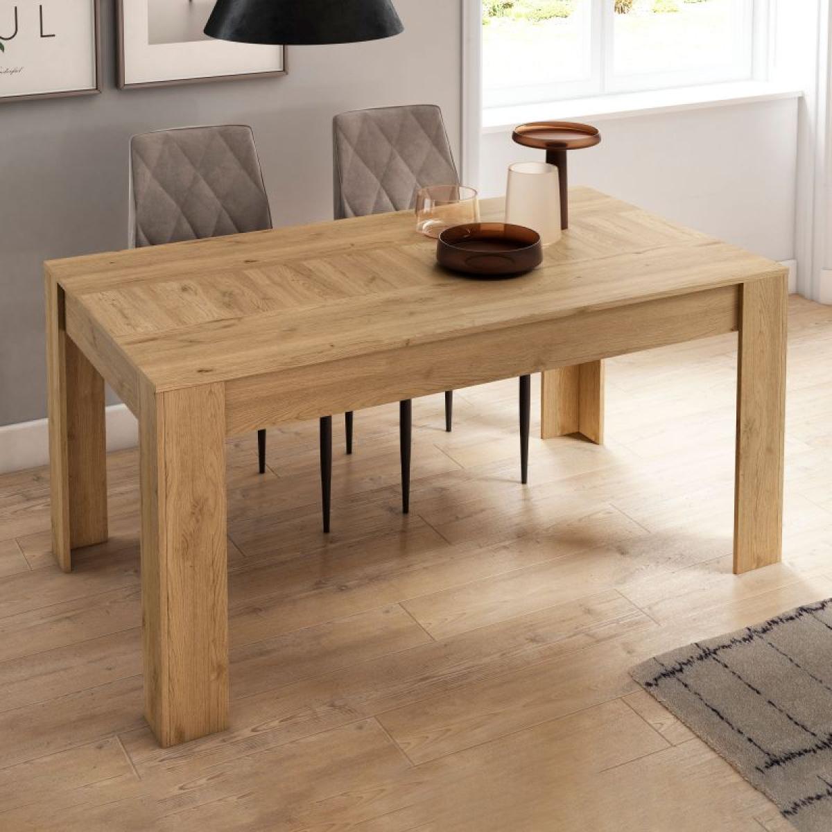 Mesa de comedor extensible Kana Roble Nude