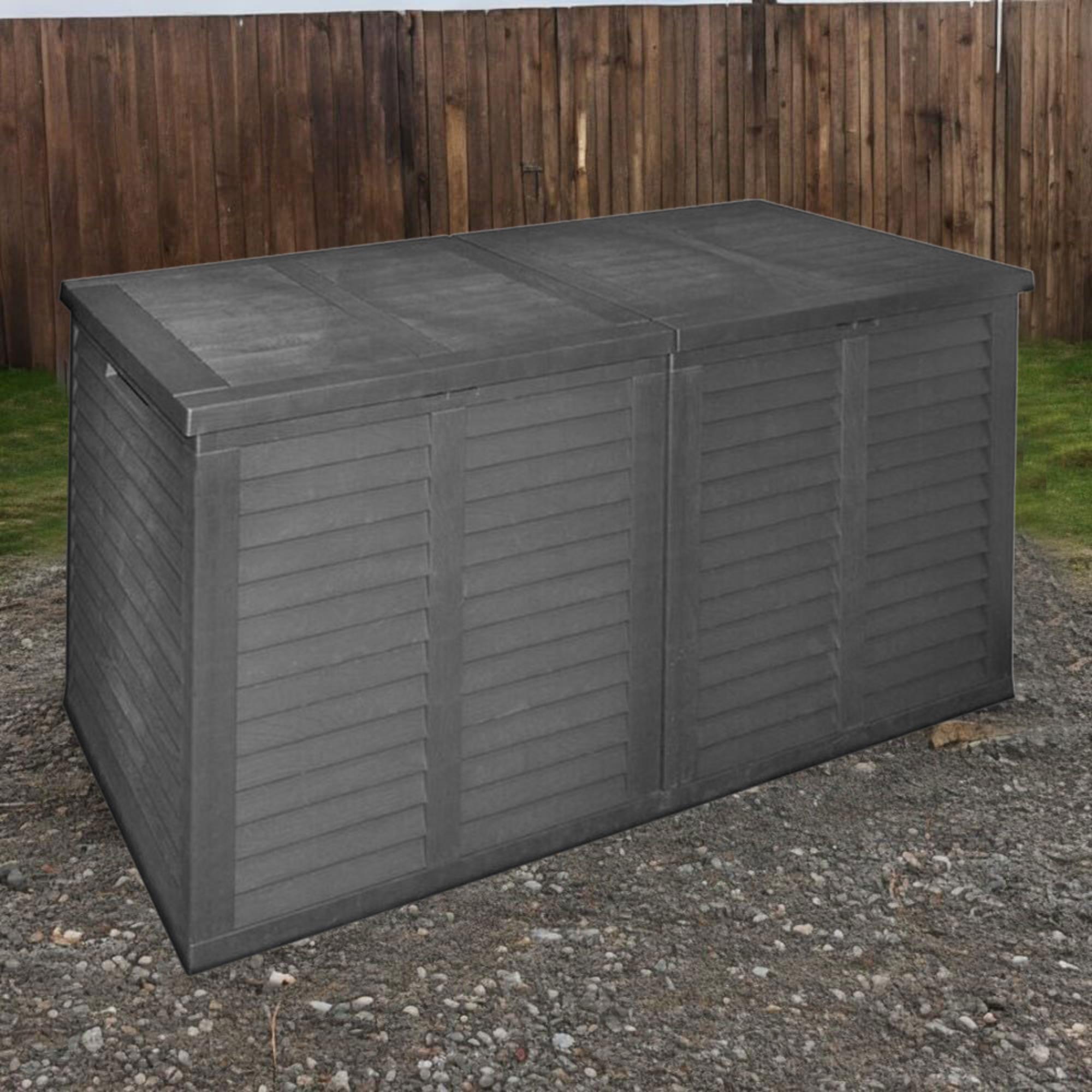 Baul almacenaje para jardin XXL 750L - 155x66x80cm