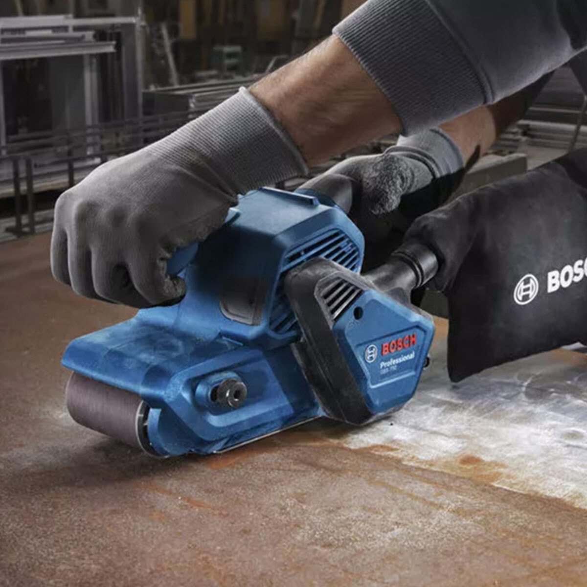 Ponçeuse à bande filaire 850W GBS 750 - BOSCH - 06012C1020