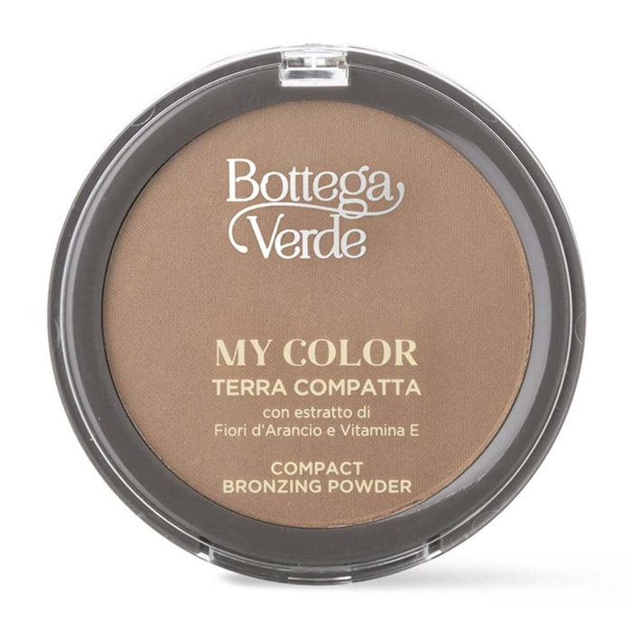 My color - Polvos bronceadores compactos - con extracto de Flores de Azahar y Vitamina E - efecto bronceado natural (8 g)