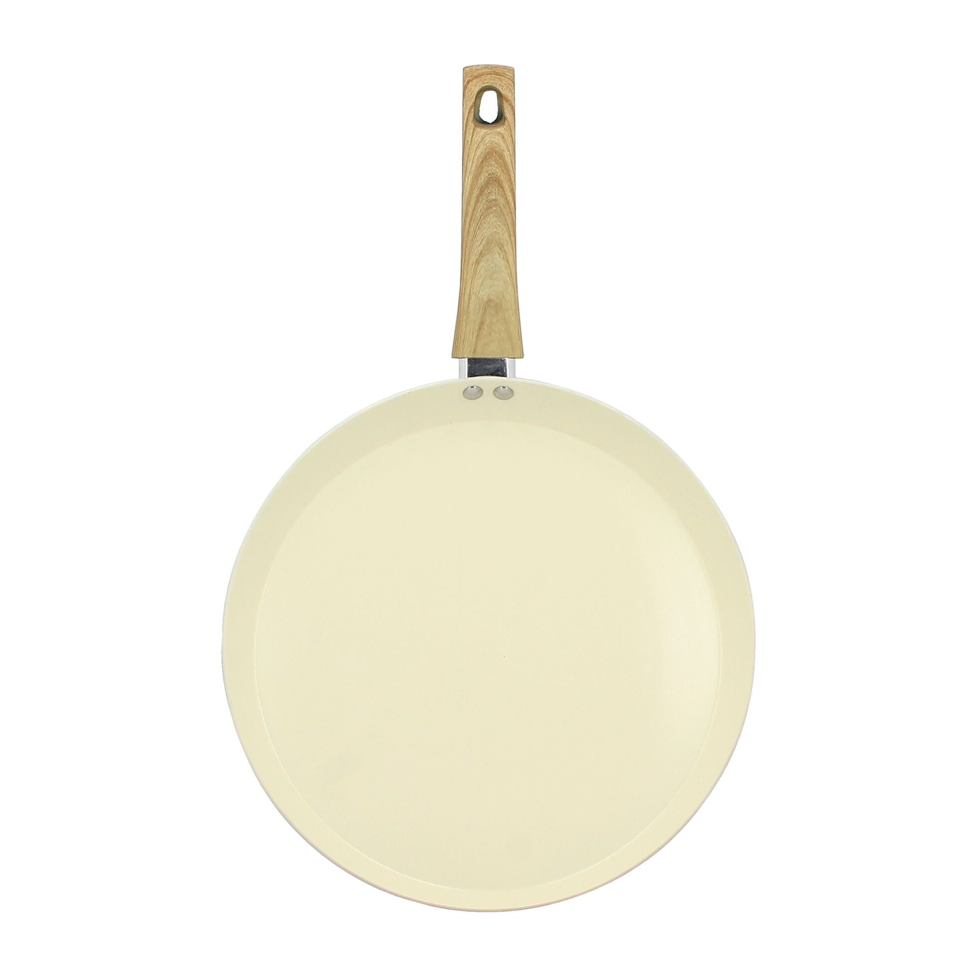 Galetière 32cm avec revêtement céramique crème - tous feux COLORAMA