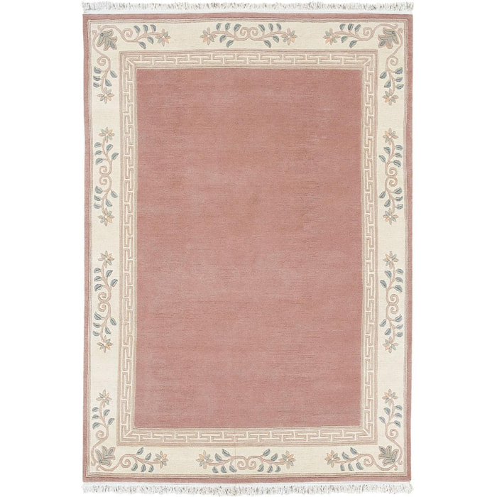 Tapis salon et chambre fait main en laine motif simple SUCA