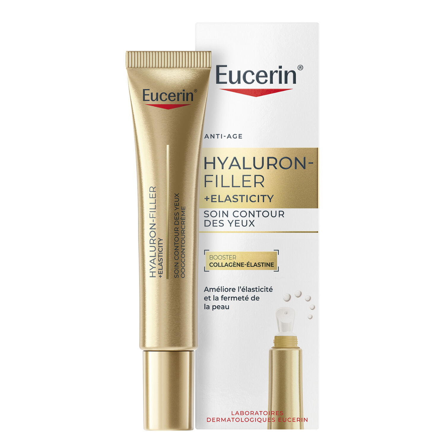 Hyaluron-Filler + Elasticity SPF20 - Soin Anti-Age Contour des Yeux 15 ml