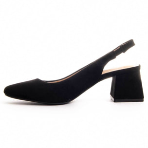 Zapatos De Tacón - Negro - Altura: 5 cm