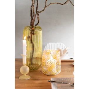 J-Line chandelier Boule - verre - transparent/jaune clair - small - 2 pcs