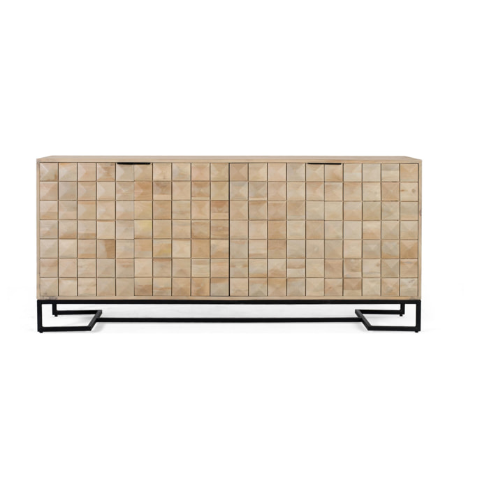 Aparador de Madera de Mango Estilo Minimalista Atemporal