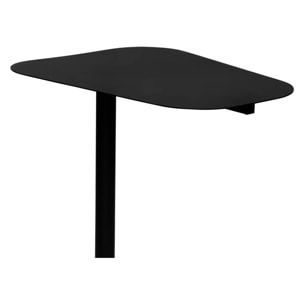 Table d appoint "Haja" 50x65cm noir