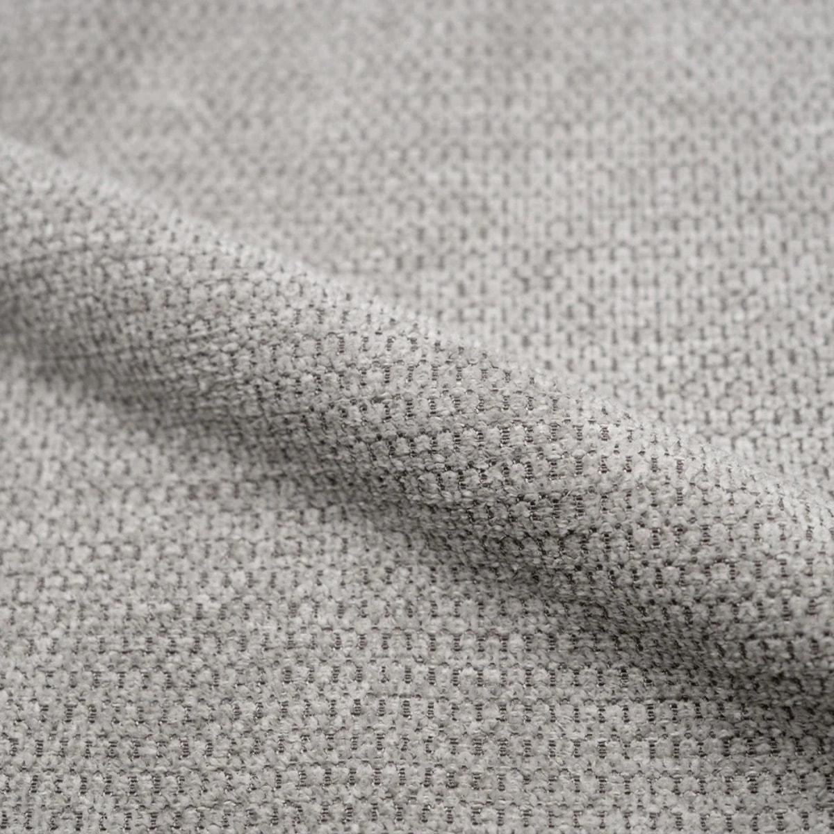 Fauteuil en tissu gris clair - Simba