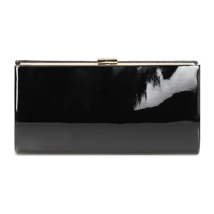 Pochette nera in vernice