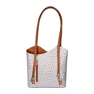 Zaino da donna in vera pelle - Modello Charlotte - 28.0 x 25.0 x 9.0 cm