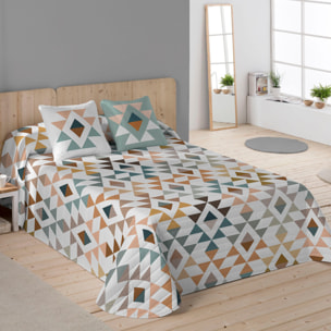 Icehome - Colcha Bouti Estampada - 100% Algodón - 70 gr/m² - Olsen