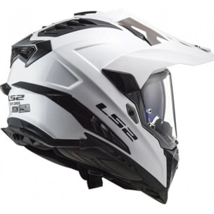 CASCO MOTO MX LS2 MX701 EXPLORER SOLID WHITE (E22.06)