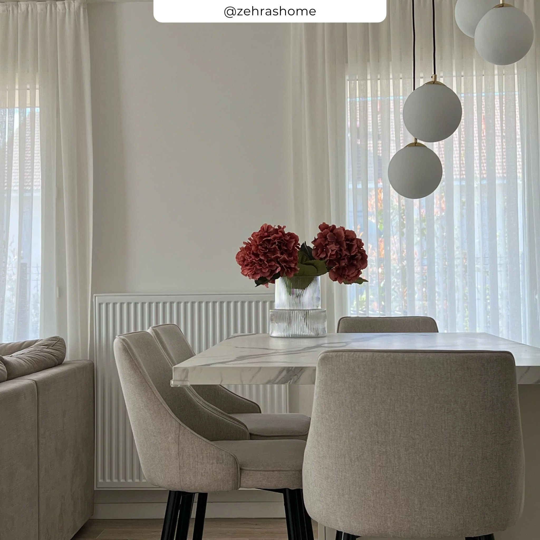 Lot de 2 chaises pour îlot central 66,5 cm en tissu beige - Pipo