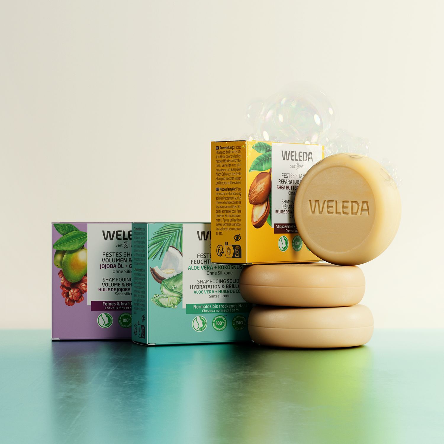 WELEDA - Shampooing solide Réparation et Soin - 50g