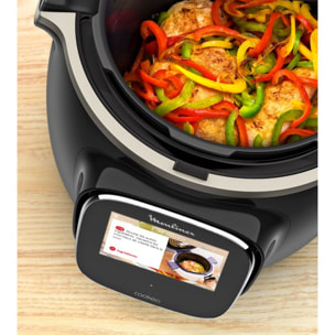 Cookeo MOULINEX CE902800 noir touch wifi 6 L, 13 modes de cuisson, 250 recettes