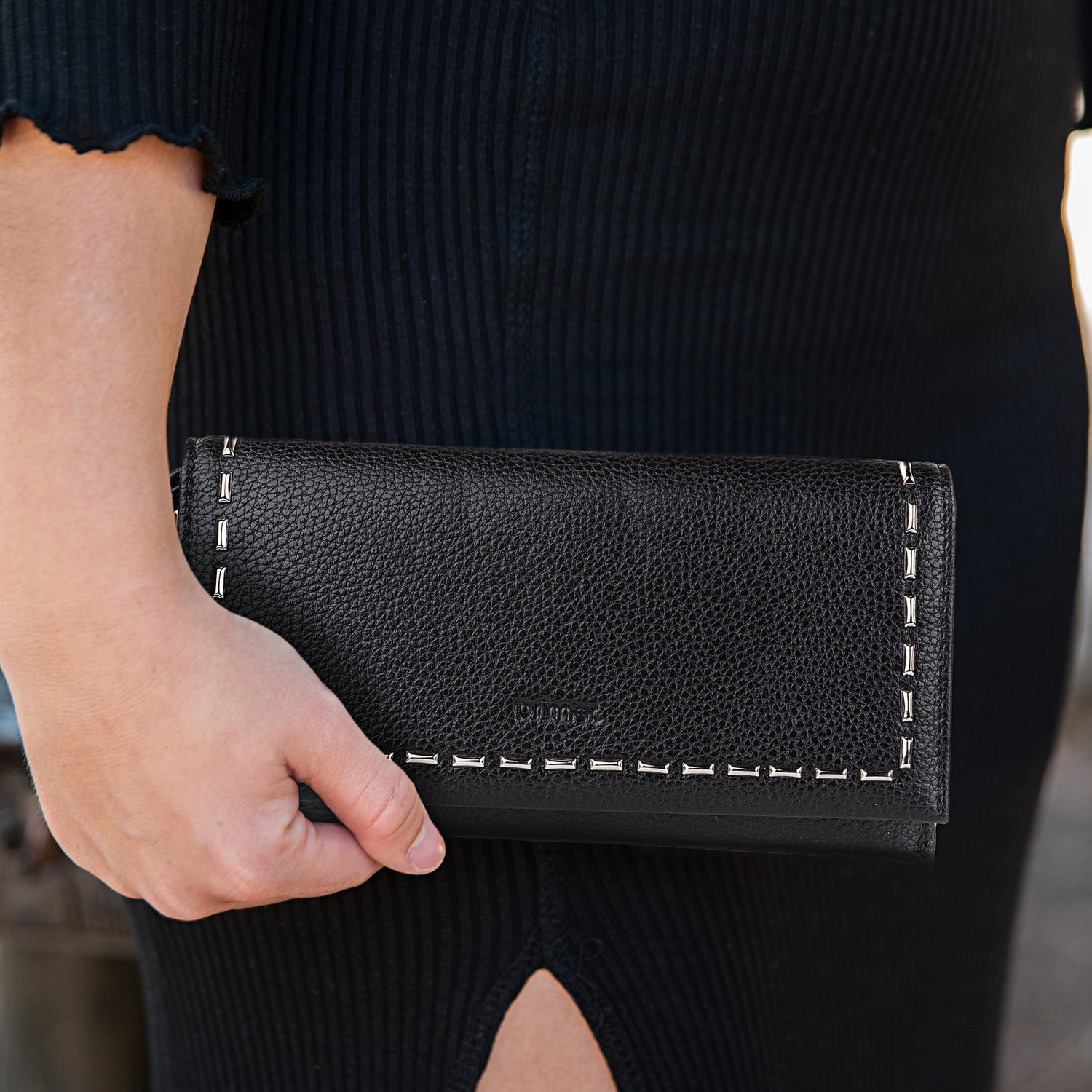 Cartera Primer Vegana Negro