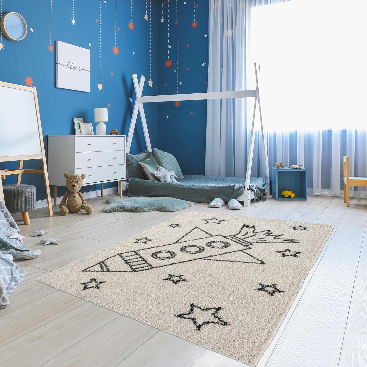 Tapis enfant Fusée Bomo