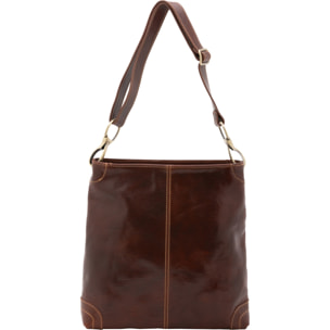 Borsa a spalla da donna - Modello False - 100% pelle - 32.0 x 32.0 x 11.0 cm