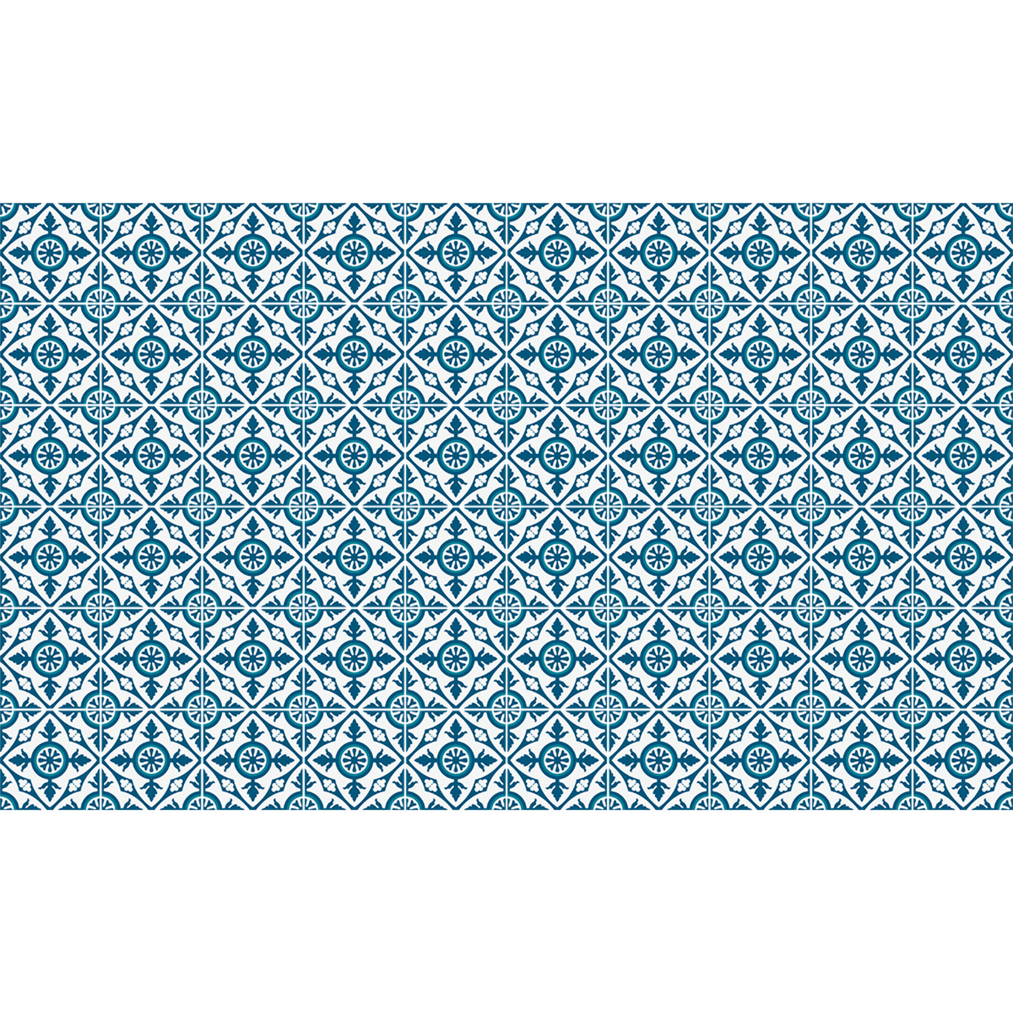 Stickers muraux - Sticker Mural Carrelage adhésif Cuisine Salle de Bain - 60 STICKERS CARREAUX DE CIMENT AZULEJOS CLELIA